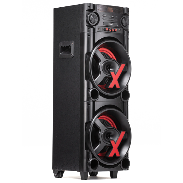 Caixa de Som Amplificada Amvox ACA 1000 NEW X, 1000W, Bluetooth | Preta - Image 2