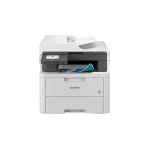 Impressora Multifuncional Brother LED Color DCPL3560CDW, Colorida, Impressão Duplex, Wi-fi, Porta Ethernet, Conexão USB, Painel | Branco / Cinza