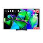 Smart TV 65" 4K LG OLED65C3PSA evo, FreeSync, Bluetooth, ThinQ AI, Alexa, Google, 4HDMI