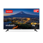 Smart TV Aiwa 32" Android, HD, Borda Ultrafina, HDR10, Dolby Áudio - AWS-TV-32-BL-02-A | Preto